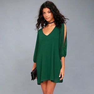 Lulus Shifting Dears Long Sleeve Dress